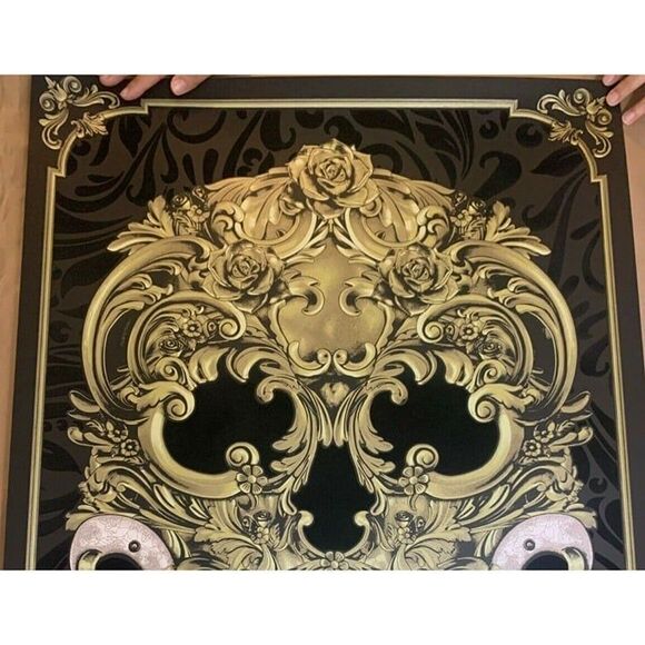 Guns N' Roses Anthony Petrie Flocked BNG Art Print 24 x 36 rock 7 color NEW - Picture 3 of 9